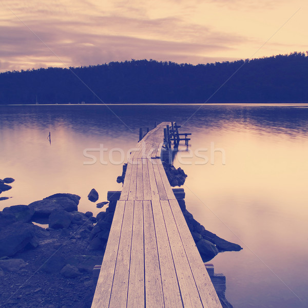 Jetty Sunset Stock photo © THP