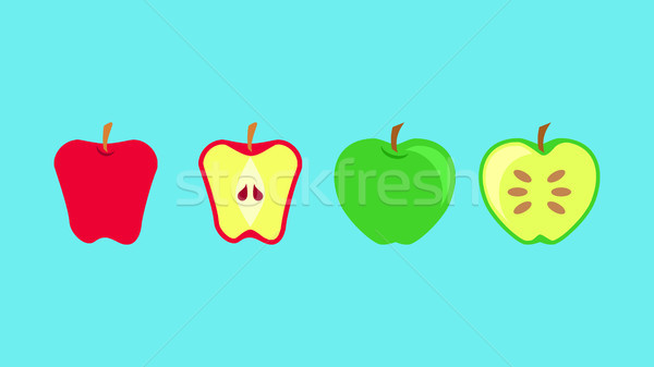 Apple Fruit Banner Vector Vector Illustration C Tim Hester Thp