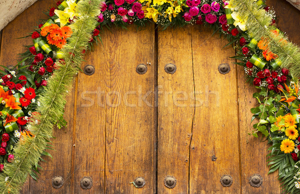 Floral Archway With Copy Space Stock photo © THP