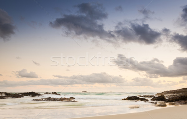 Spiaggia sunrise incredibile colori isola queensland Foto d'archivio © THP