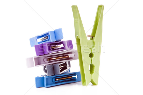 Pegs Isolated Stock photo © THP