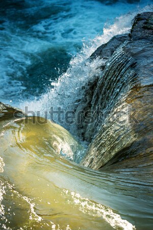 Swirling Water As Natural Wallpaper Stock photo © THP