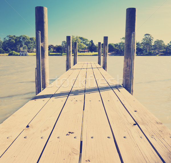 Murray River Jetty Stock photo © THP