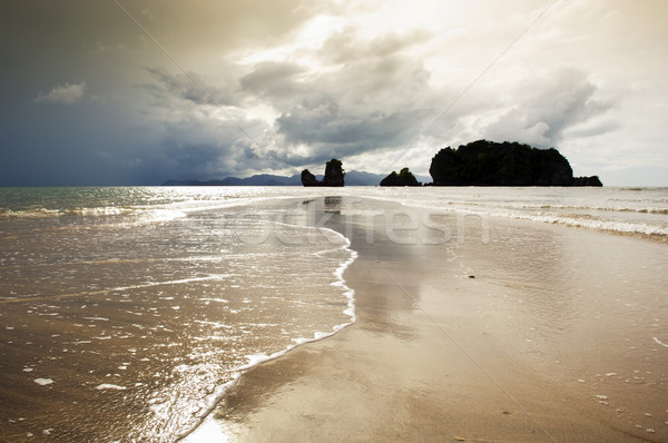 Stock photo: Beach Sunset