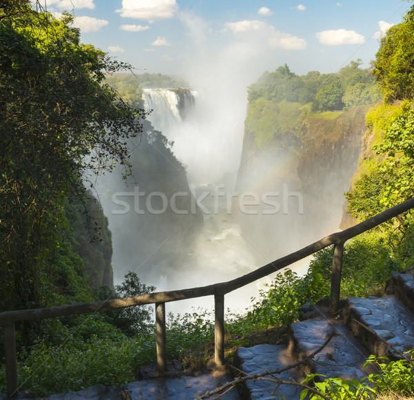 Zaćma Afryki Zambia Zimbabwe jeden siedem Zdjęcia stock © THP