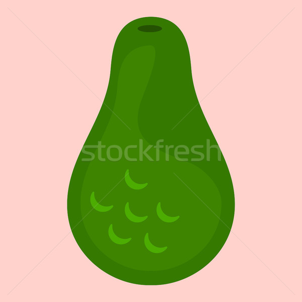 Avocado minimalism artă vector simplu stil Imagine de stoc © THP