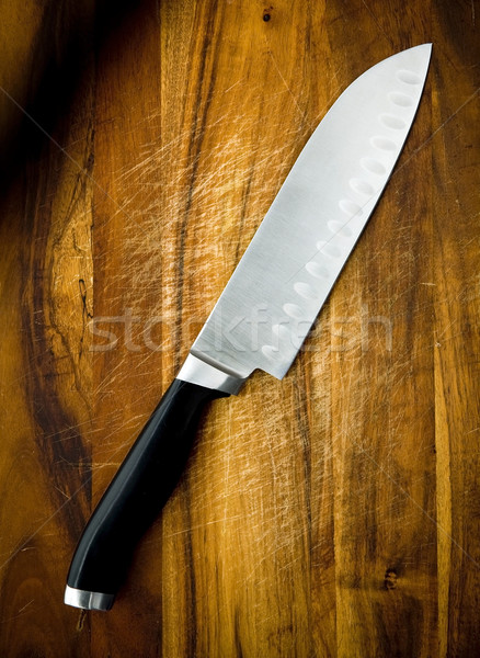 Santoku Chef's Knife Stock photo © THP