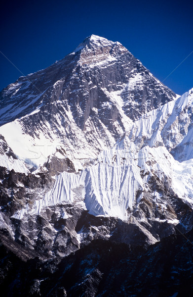 Monte Everest cielo azul Nepal himalaya montana Foto stock © THP