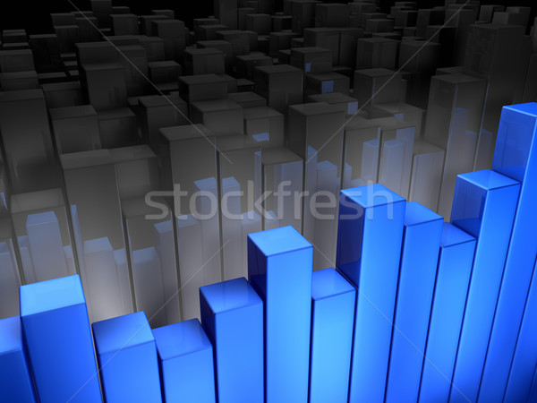 Blue Chart Stock photo © ThreeArt