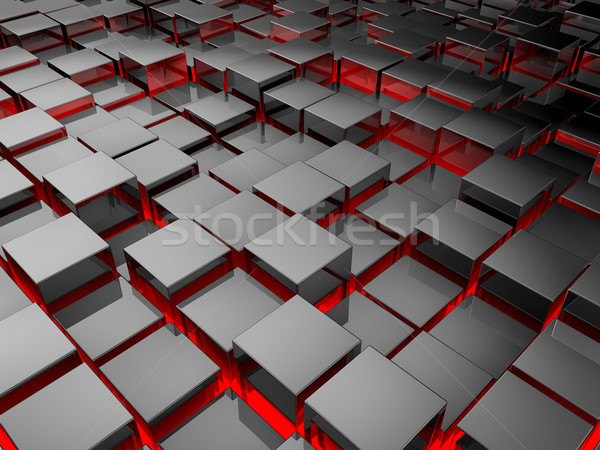 Silver Cubes Stock photo © ThreeArt