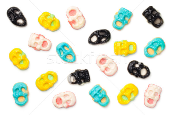 Halloween Gummy Candies Isolated on White Background Stock photo © ThreeArt