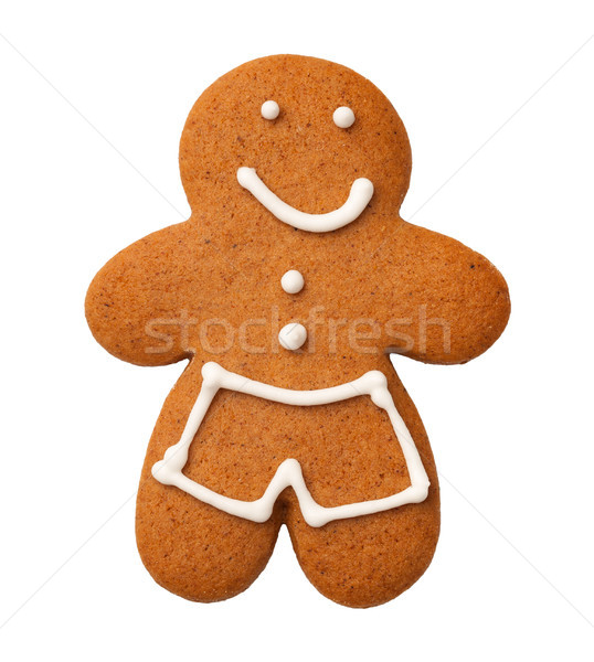 Gingerbread Man Isolated on White Background  Stock photo © ThreeArt