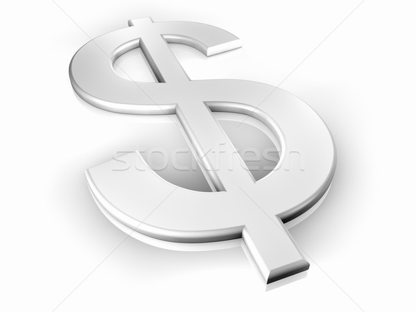 White Dollar Sign Stock photo © ThreeArt