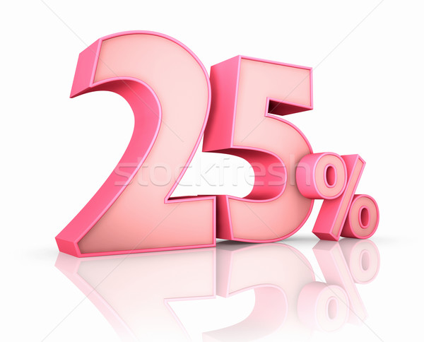 Stock photo: Pink Twenty Five Percent