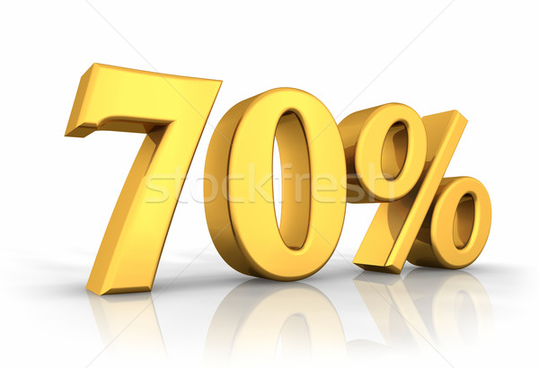 Gold Seventy Percent Stock photo © ThreeArt