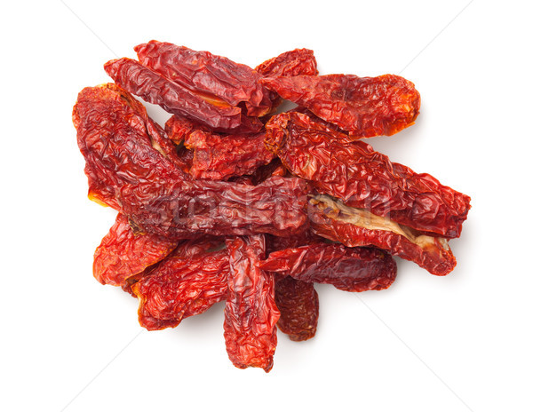 Dried Tomatoes Isolated on White Background Stock photo © ThreeArt