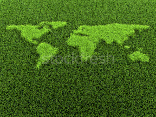 商業照片: 草 · 世界 · 五洲 · 3D