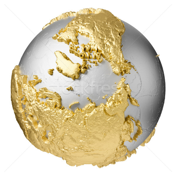 Gold North Pole Stock photo © ThreeArt