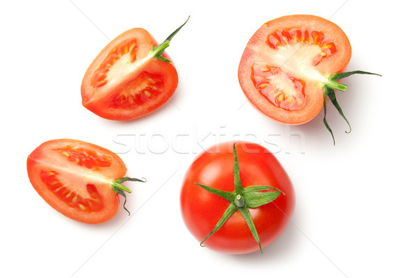 Fresh Tomatoes Isolated on White Background Stock photo © ThreeArt