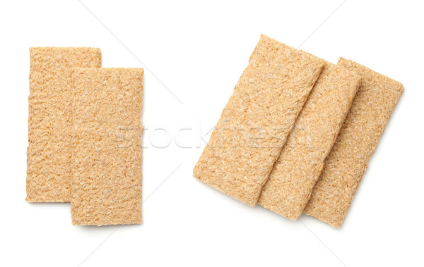 Crisp Bread Graham Isolated on White Background Stock photo © ThreeArt