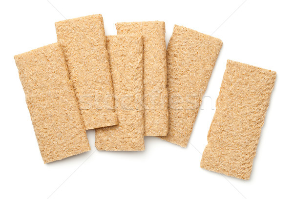Crisp Bread Graham Isolated on White Background Stock photo © ThreeArt