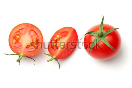Cherry Tomatoes Isolated on White Background Stock photo © ThreeArt