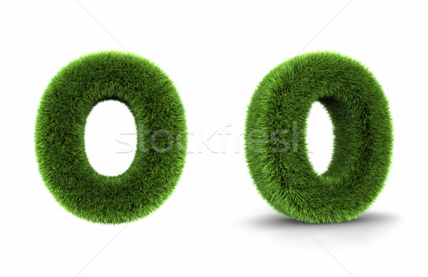 Grass Letter O Stock photo © ThreeArt