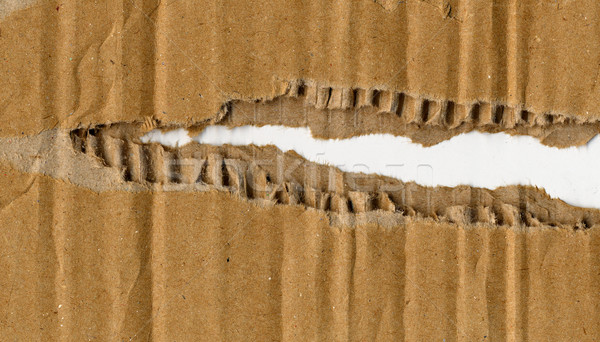 Stock photo: Corrugated cardboard