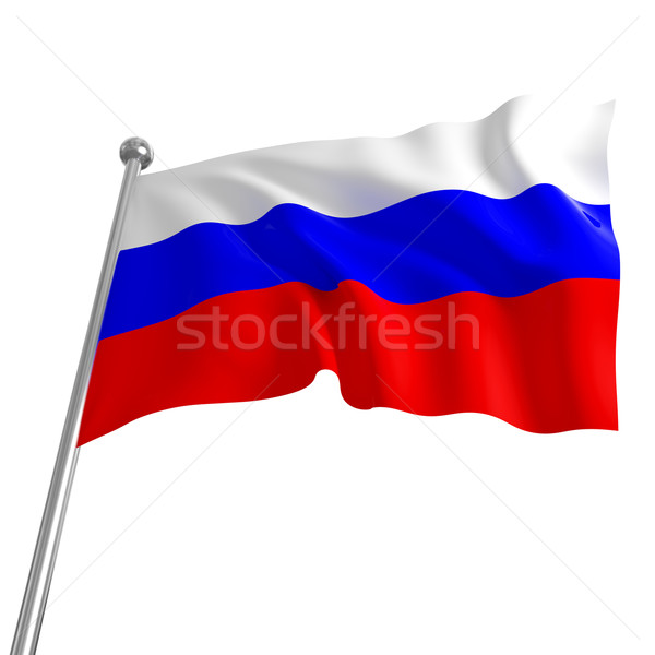 russian flag Stock photo © tiero