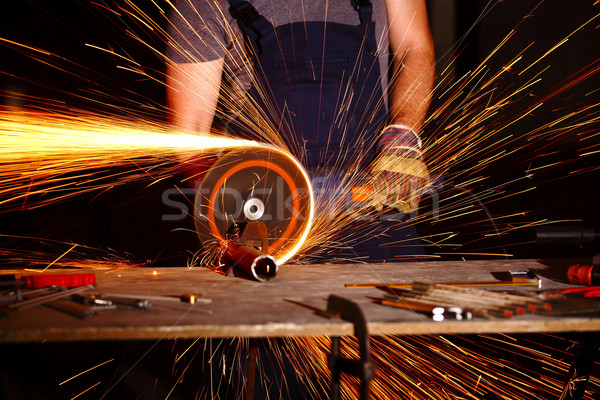 grinder in action Stock photo © tiero