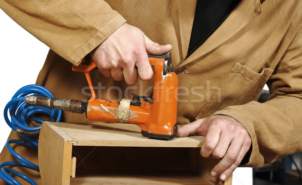 carpenter at work Stock photo © tiero