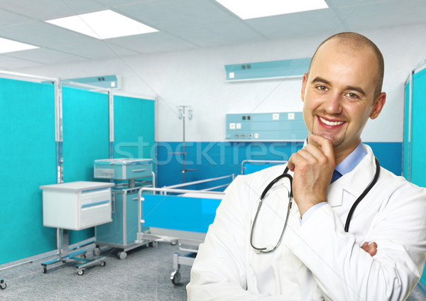happy worker Stock photo © tiero