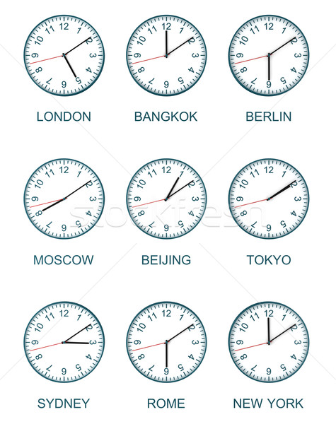 time zone watch Stock photo © tiero