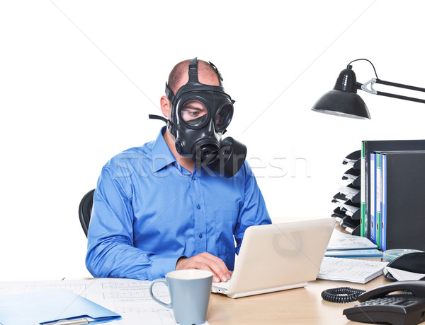 post atomic worker Stock photo © tiero