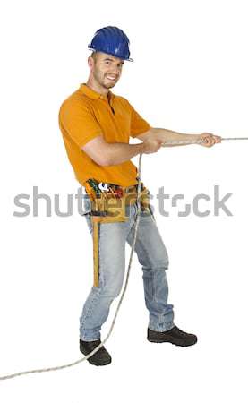 confident handyman portrait Stock photo © tiero