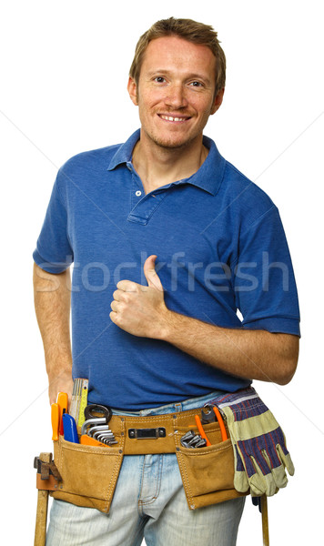 confident handyman portrait Stock photo © tiero