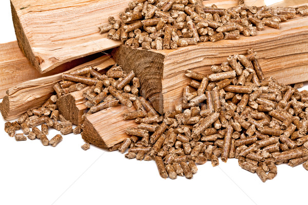 wood pellet Stock photo © tiero