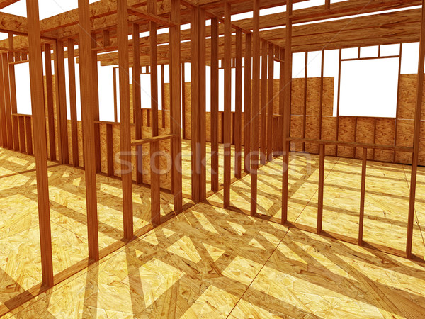 Stock photo: interior od construction site