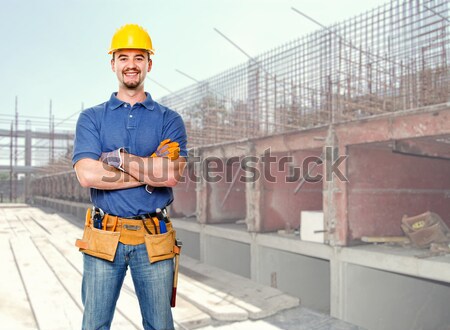 happy worker Stock photo © tiero