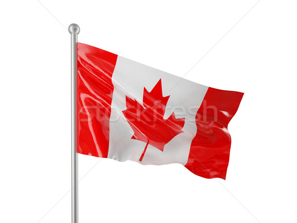 canadian flag Stock photo © tiero