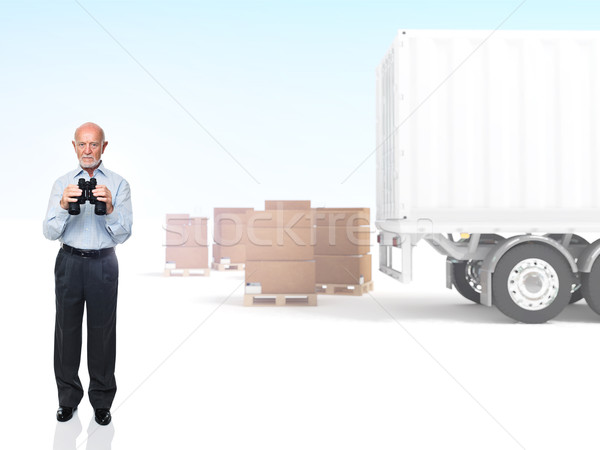 looking for shipment Stock photo © tiero
