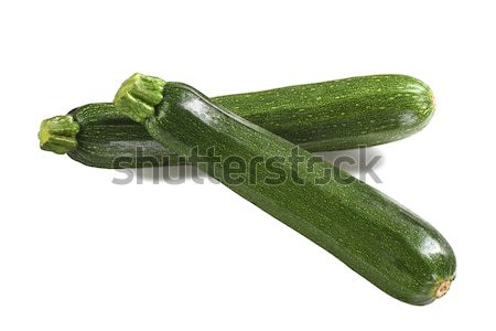 Zucchine zucchine isolato bianco immagine Foto d'archivio © tiero