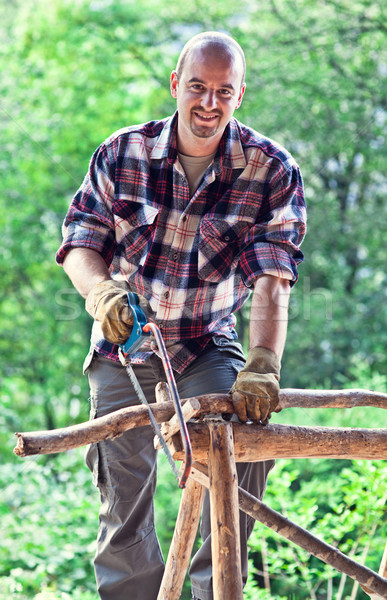 lumberjack  Stock photo © tiero