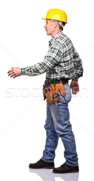 walking manual worker Stock photo © tiero