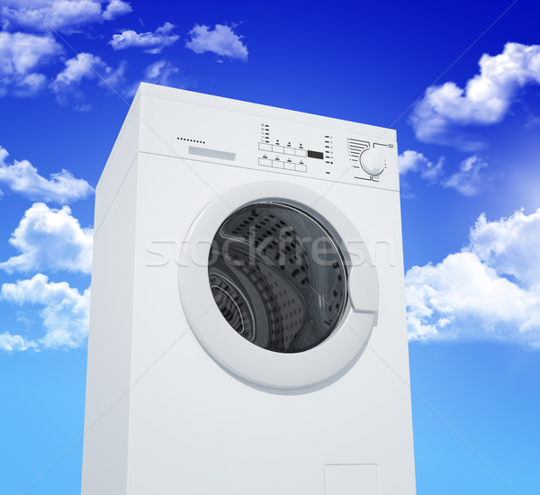 washing machine and blue sky Stock photo © tiero