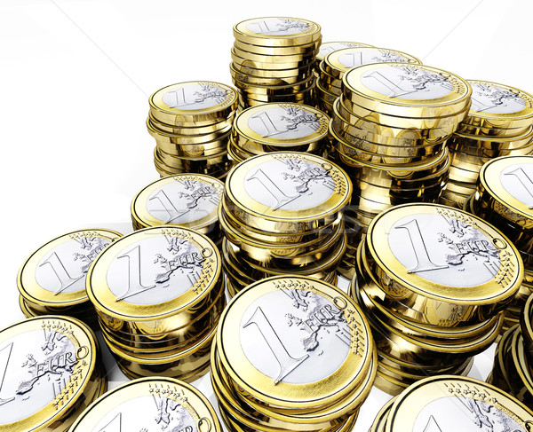 euro coin 3d Stock photo © tiero