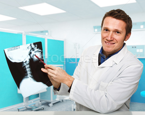 doctor with xray Stock photo © tiero