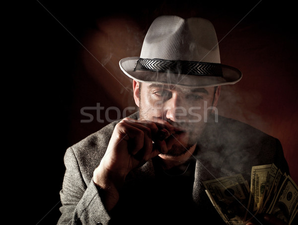 gangster portrait Stock photo © tiero