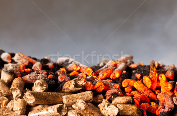 Hout afbeelding energie macht vlam Stockfoto © tiero