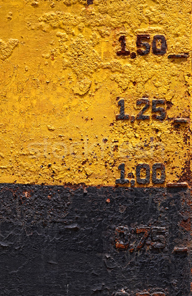 rusty plate of boat Stock photo © tiero
